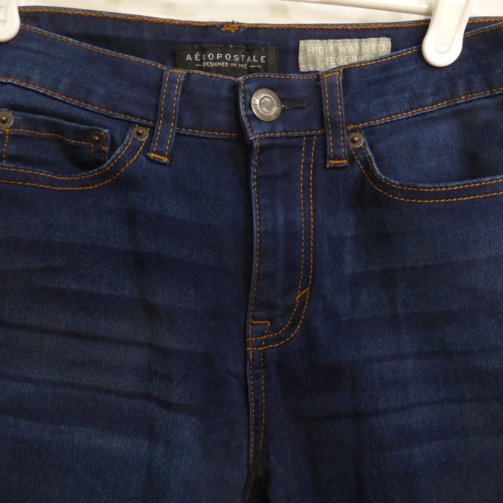 AEROPOSTALE, High Waisted Jegging, 0 short, GUC